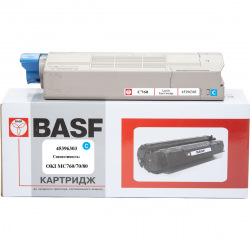 Картридж BASF замена OKI 45396303 Cyan (BASF-KT-45396303)