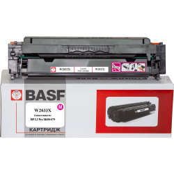 Картридж BASF заміна HP 415X W2033X Magenta БЕЗ ЧИПА (BASF-KT-W2033X-WOC)