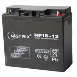 Батарея акумуляторна Matrix для UPS 12V 18Ah (NP18-12)