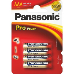 Батарейка Panasonic PRO POWER AAA BLI 4 ALKALINE (LR03XEG/4BP)