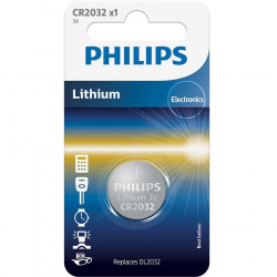 Батарейка Philips  Lithium CR 2032  BLI 1 (CR2032/01B)