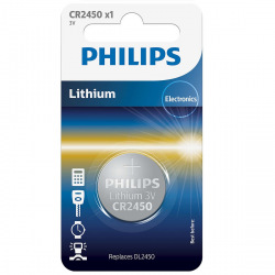 Батарейка Philips Lithium CR 2450 BLI 1 (CR2450/10B)