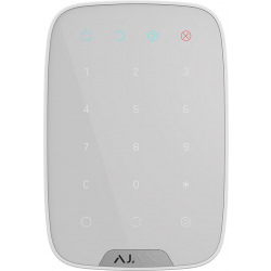 Беспроводная Сенсорная клавиатура Ajax KeyPad белая (5652)