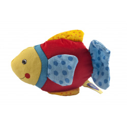Погремушка goki Рыбка с голубым хвостом  (65099G-3)