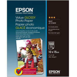 Фотобумага Epson Value Glossy Photo Paper 183 г/м кв, 10 x 15см, 100 л. (C13S400039)
