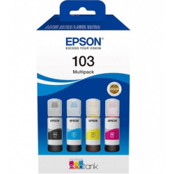 Набір Контейнеров з чорнилами Epson 103 Multipack (C,M,Y,Bk) (C13T00S64A) для Epson EcoTank L3260