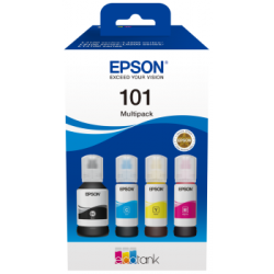 Чернила для Epson EcoTank L6290 EPSON 101  B/C/M/Y 127мл/3x70мл C13T03V64A