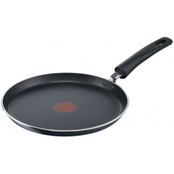 Сковорода Tefal Generous Cook для блинов, 25 см, покрытие Titanium, индукция, Thermo-Spot, алюм., чёрный (C2773853)