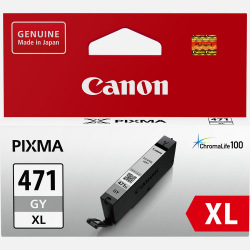 Картридж Canon CLI-471GY XL Gray (0350C001) для Canon 471 CLI-471GY 0404C001