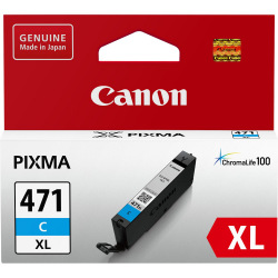 Картридж Canon CLI-471C XL Cyan (0347C001) для Canon 417 CLI-471C 0401C001