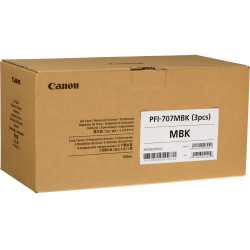 Картридж для Canon iPF830 CANON 3 x PFI-707  Matte Black 700мл 9820B003AA