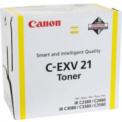 Тонер Canon C-EXV21 Yellow (0455B002) для Canon C-EXV21 Black (0452B002)