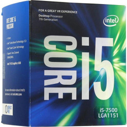Центральний процесор Intel Core i5-7500 4/4 3.4GHz 6M LGA1151 65W box (BX80677I57500)