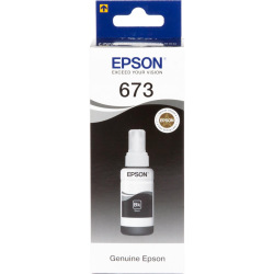 Чернила Epson 673 Black (Черный) (C13T67314A) 70мл