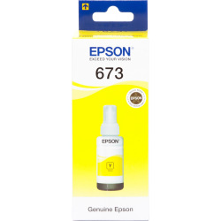 Чернила Epson 673 Yellow (Желтый) (C13T67344A) 70мл для EPSON 673 INK SET