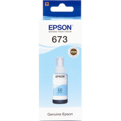 Чорнило Epson 673 Light Cyan (Світло Синій) (C13T67354A) 70мл