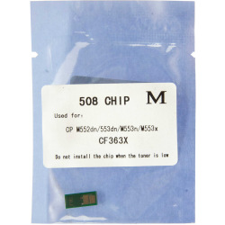Чип для HP 508A Yellow (CF362A) WWM  Magenta JYD-HM552MA1