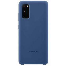Чехол Samsung Silicone Cover для смартфона Galaxy S20 (G980) Navy (EF-PG980TNEGRU)
