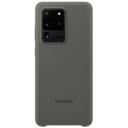 Чехол Samsung Silicone Cover для смартфона Galaxy S20 Ultra (G988) Gray (EF-PG988TJEGRU)