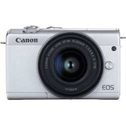 Цифровая фотокамера Canon EOS M200 + 15-45 IS STM White (3700C032)