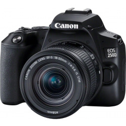Цифрова фотокамера дзеркальна Canon EOS 250D kit 18-55 IS STM Black (3454C007)