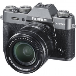 Цифровая фотокамера Fujifilm X-T30 + XF 18-55mm F2.8-4R Kit  Charcoal Silver (16620125)