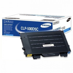 Картридж для Samsung CLP-550 Samsung CLP-500D5C  Cyan CLP-500D5C