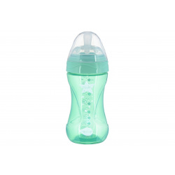 Детская Антиколиковая бутылочка Nuvita NV6032 Mimic Cool 250мл зеленая (NV6032GREEN)