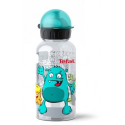 Дитяча бутилка для пиття  TEFAL Drink2go Tritan 0,4 л, голуба/декор "Монстр". (K3170214)