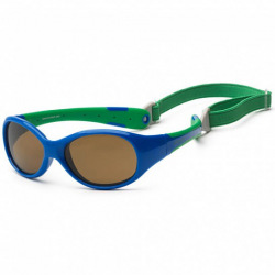 Дитячі сонцезахисні окуляри Koolsun синьо-зелені серії Flex (Розмір: 3+) (KS-FLRS003)