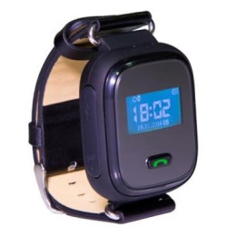 Дитячий GPS годинник-телефон GOGPS ME K10 Чорний (K10BK)