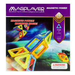 Дитячий конструктор MagPlayer 14 од. (MPB-14) (MPB-14)
