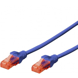 Патч-корд DIGITUS CAT 6 UTP, 2м, AWG 26/7, Cu, LSZH, синій (DK-1617-020/B)