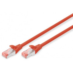 Патч-корд DIGITUS CAT 6 S-FTP, 1м, AWG 27/7, LSZH, червоний (DK-1644-010/R)