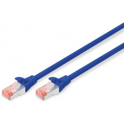 Патч-корд DIGITUS CAT 6 S-FTP, 2м, AWG 27/7, LSZH, синій (DK-1644-020/B)