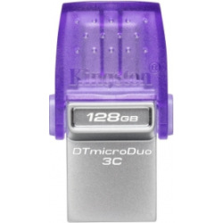 Флеш пам’ять 128GB DataTraveler microDuo 3C 200MB/ s dual USB-A + USB-C microDuo 3C dual USB-A+USB-C (DTDUO3CG3/128GB)