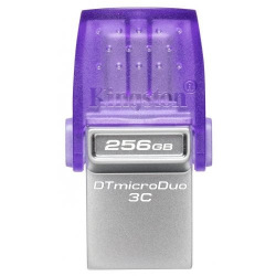 Флеш пам’ять 256GB DataTraveler microDuo 3C 200MB/ s dual USB-A + USB-C microDuo 3C dual USB-A+USB-C (DTDUO3CG3/256GB)
