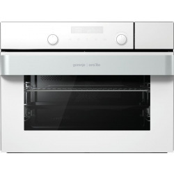 Духовой шкаф Gorenje встраиваемый электрический BCS547ORA-W/Ora-Ito/с функцией пароварки/50 л/А-10%/cенсорн программатор/белая (