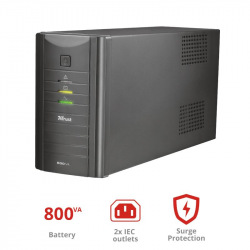 Источник бесперебойного питания Trust Oxxtron 800VA Black (17938)