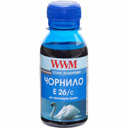Чорнило WWM E26 Cyan для Epson 100г (E26/C-2) водорозчинне