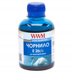 Чорнило WWM E26 Cyan для Epson 200г (E26/C) водорозчинне