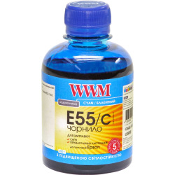 Чорнило WWM E55 Cyan для Epson 200г (E55/C) водорозчинне