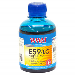 Чорнило WWM E59 Light Cyan для Epson 200г (E59/LC) водорозчинне