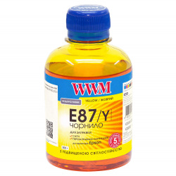 Чорнило WWM E87 Yellow для Epson 200г (E87/Y) водорозчинне
