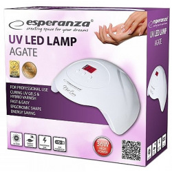 Лампа для манікюру 36 Вт, USB, датчик руху, диспле й часу, обмінна гарантія UV LED Lamp EBN010 (EBN010)