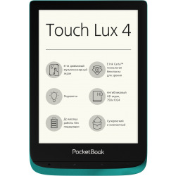 Електронна книга PocketBook 627, Emerald (PB627-C-CIS)