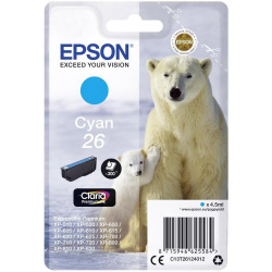 Картридж для Epson Expression Premium XP-700 EPSON 26  Cyan C13T26124010