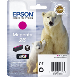 Картридж для Epson Expression Premium XP-820 EPSON 26  Magenta C13T26134010