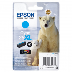 Картридж для Epson Expression Premium XP-800 EPSON 26 XL  Cyan C13T26324012