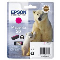 Картридж для Epson Expression Premium XP-800 EPSON 26 XL  Magenta C13T26334010